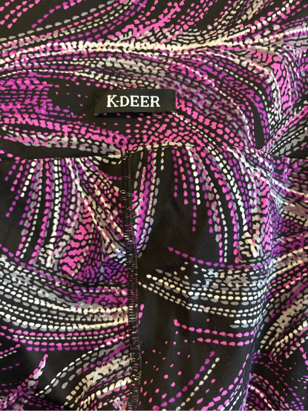 K-Deer Purple Mystic Legging Size Medium - Picture 4 of 5
